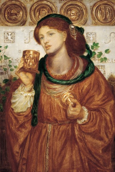 愛するカップ 作： Dante Gabriel Charles Rossetti